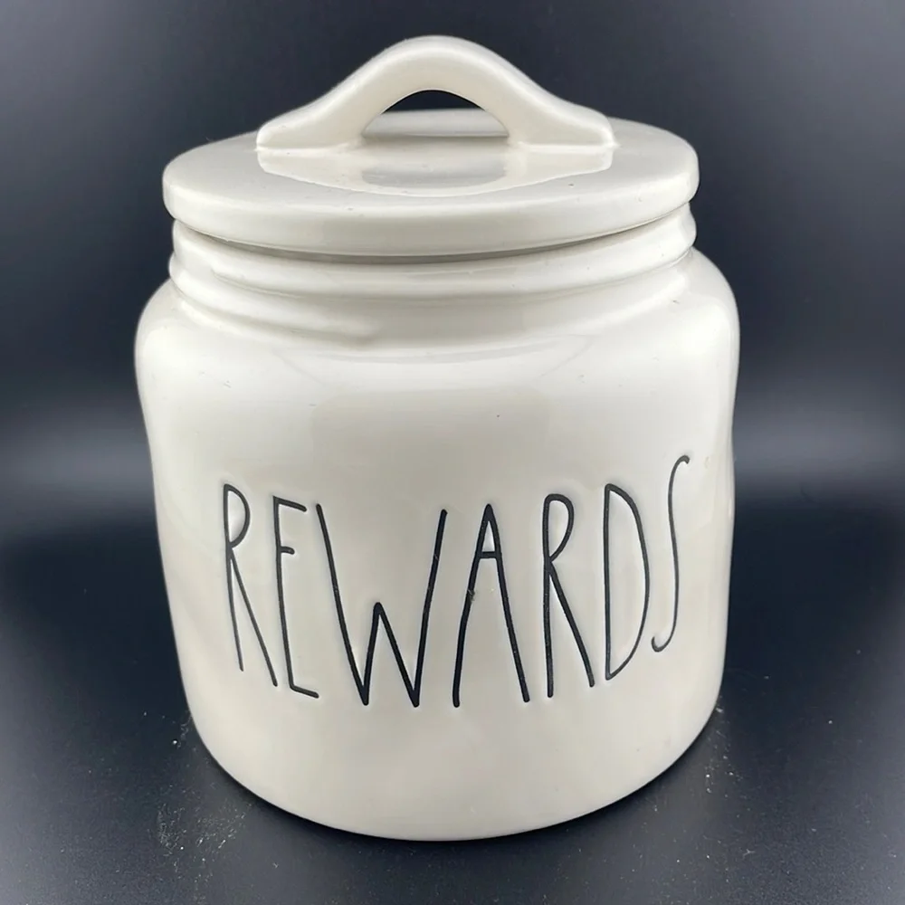 Rae Dunn “Rewards” Canister